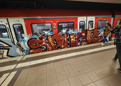 Graffiti Train in Frankfurt - Photo by Kico_one (2025)