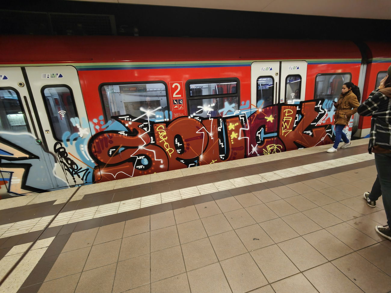 Graffiti Train in Frankfurt - Photo by Kico_one (2025)