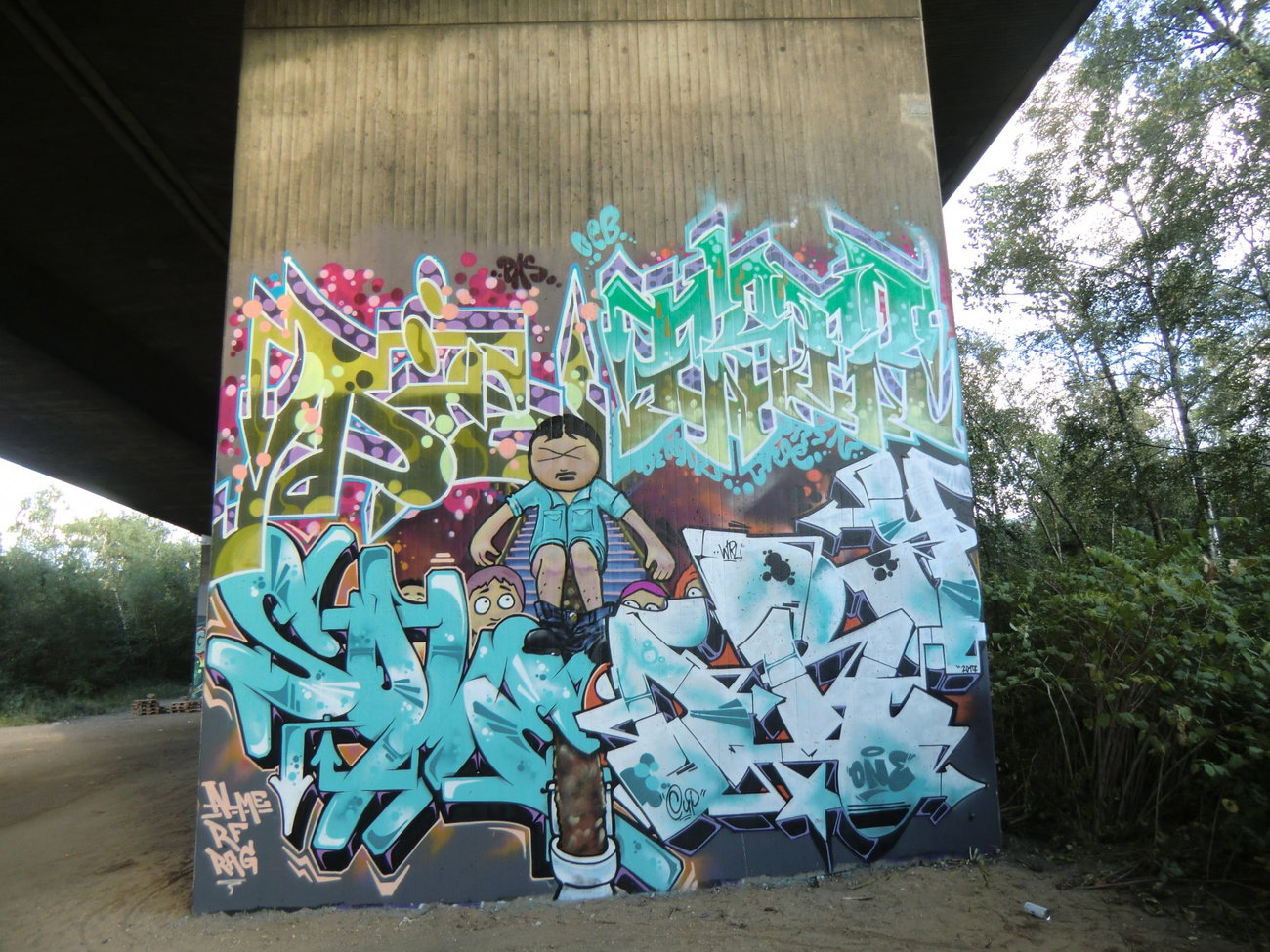 Graffiti Wall in Essen - Photo by Kico_one - Essen, NRW, RUHRPOTT;Hafendampf (2017)