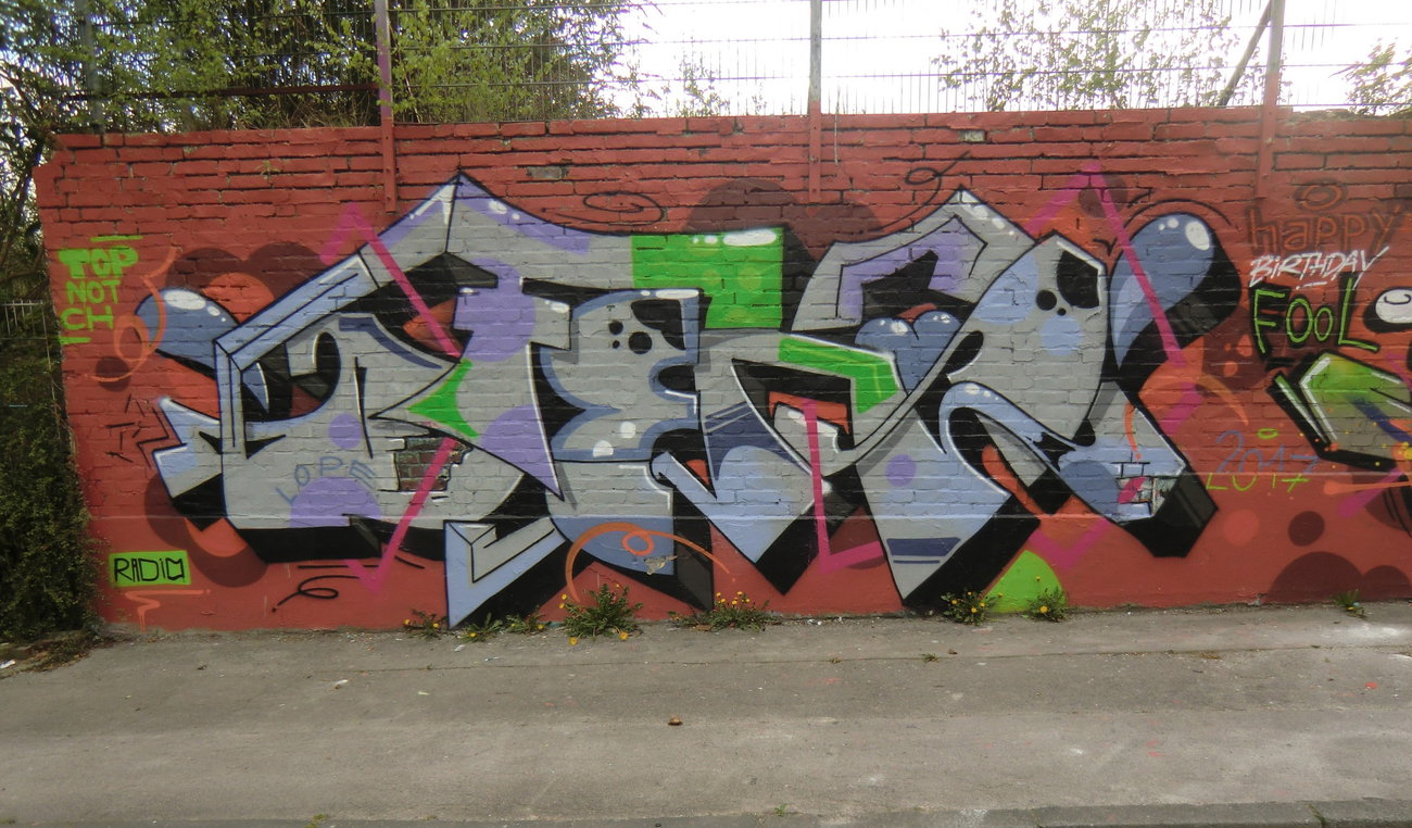 Graffiti Wall in Essen - Photo by Kico_one - Essen, NRW, Ruhrpott (2017)
