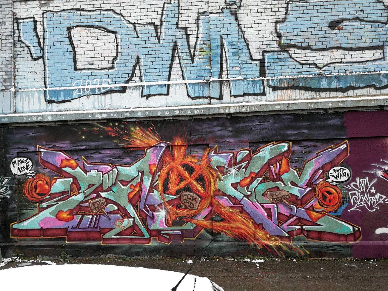 Graffiti Wall in München - Photo by Kico_one - München