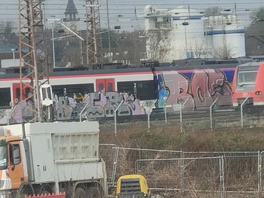 Graffiti Train in Essen - Photo by Kico_one (2024)
