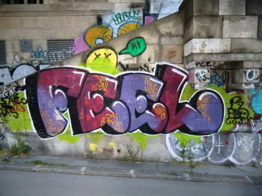 Graffiti Wall in Wien - Photo by Kico_one - Wien, Vienna, Austria