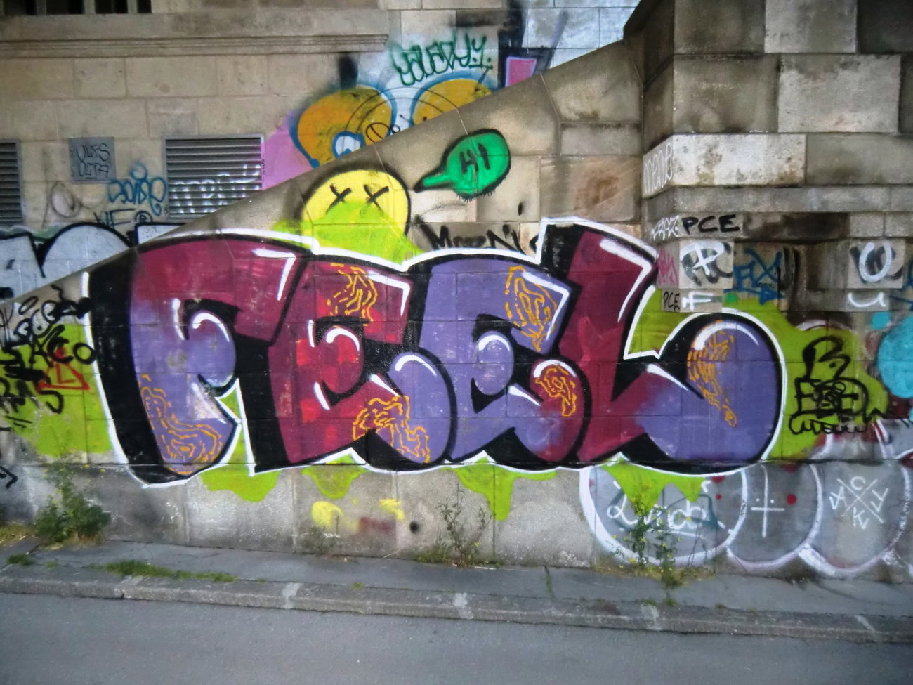 Graffiti Wall in Wien - Photo by Kico_one - Wien, Vienna, Austria