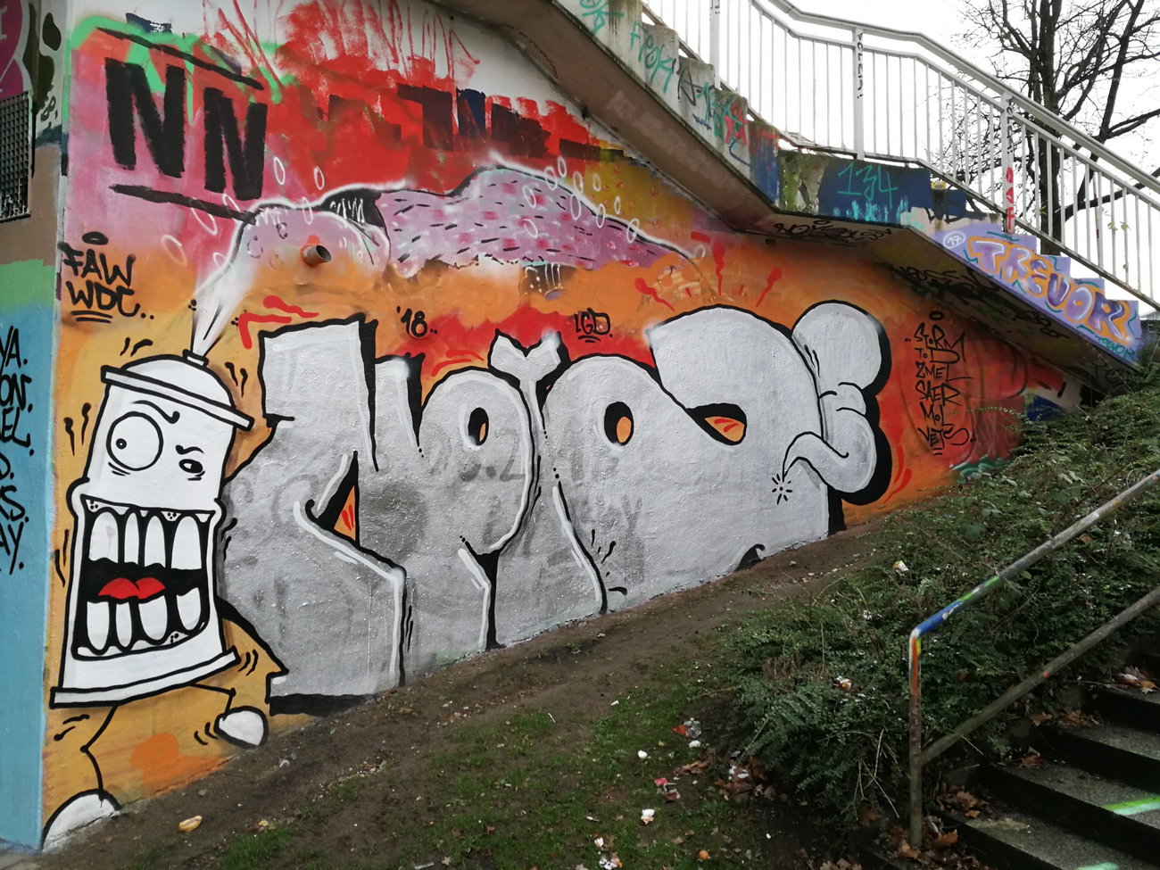 Graffiti Wall in Essen - Photo by Kico_one - Essen, NRW, Ruhrpott