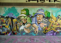 Graffiti Wall in Essen - Photo by Kico_one - Hafendamp, Essen (2014)