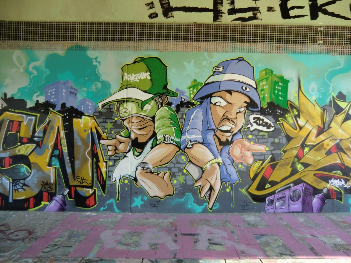 Graffiti Wall in Essen - Photo by Kico_one - Hafendamp, Essen (2014)