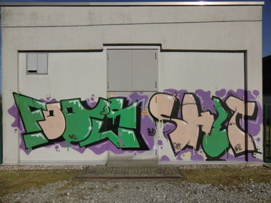 Graffiti Wall in Essen - Photo by Kico_one - Fools, Shet, Cva (2010)