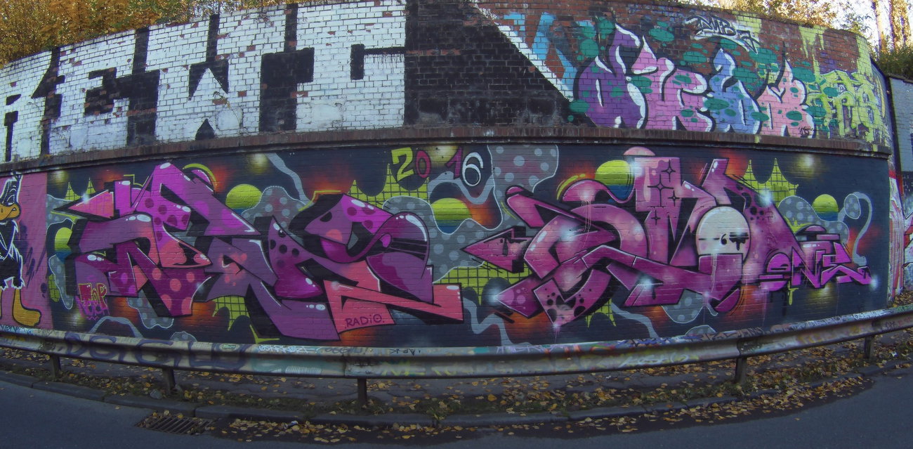 Graffiti Wall in Essen - Photo by Kico_one - Essen, NRW, Ruhrpott (2016)