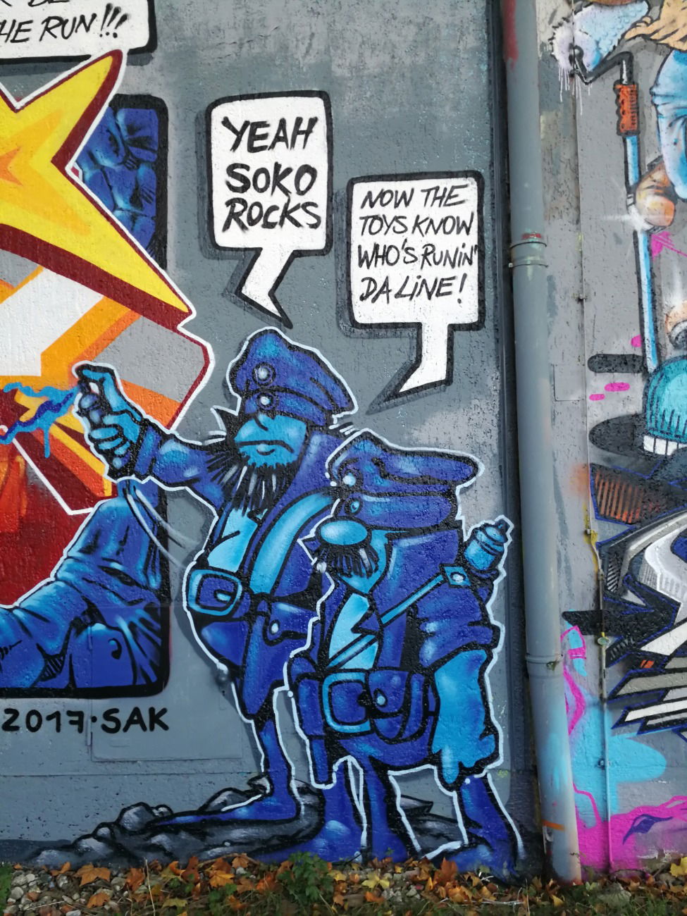 Graffiti Wall in Dachau - Photo by Kico_one - Dachau, Freisingerstrasse (2017)