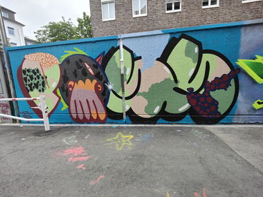 Graffiti Wall in Essen - Photo by Kico_one - Essen, Pass (2024)