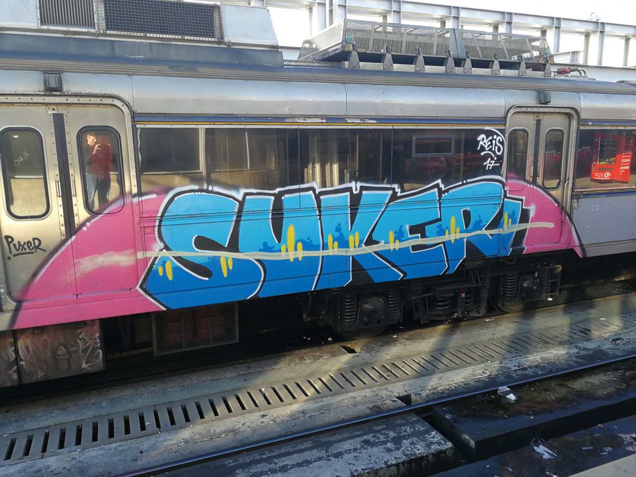 Graffiti Train in Lissabon - Photo by Kico_one - Lissabon, Portugal, Lisboa