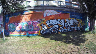 Graffiti Wall in Wien - Photo by Kico_one - Wien, Österreich, Vienna