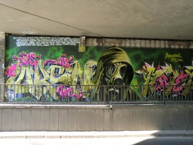 Graffiti in Essen - Photo by Kico_one - Essen, Hafendampf, Orsn (2015)