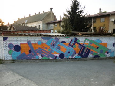 Graffiti Wall in Donji Miholjac - Photo by Kico_one - BackyardFestival, Croatia, DonjiMiholjac (2015)