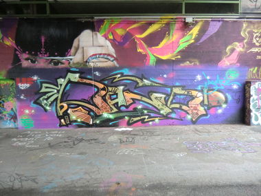 Graffiti Wall in Wien - Photo by Kico_one - Wien, Österreich, Vienna (2016)