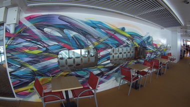 Graffiti Wall in Italien - Photo by Kico_one - Cruise, ship, Harmony (2016)