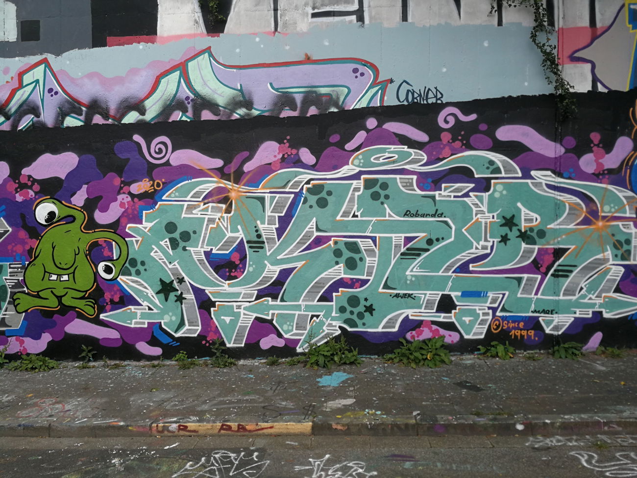 Graffiti Wall in Essen - Photo by Kico_one - Essen, NRW;Ruhrpott