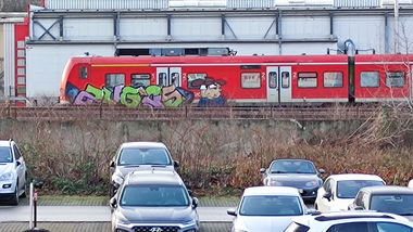 Graffiti Train in Essen - Photo by Kico_one (2021)