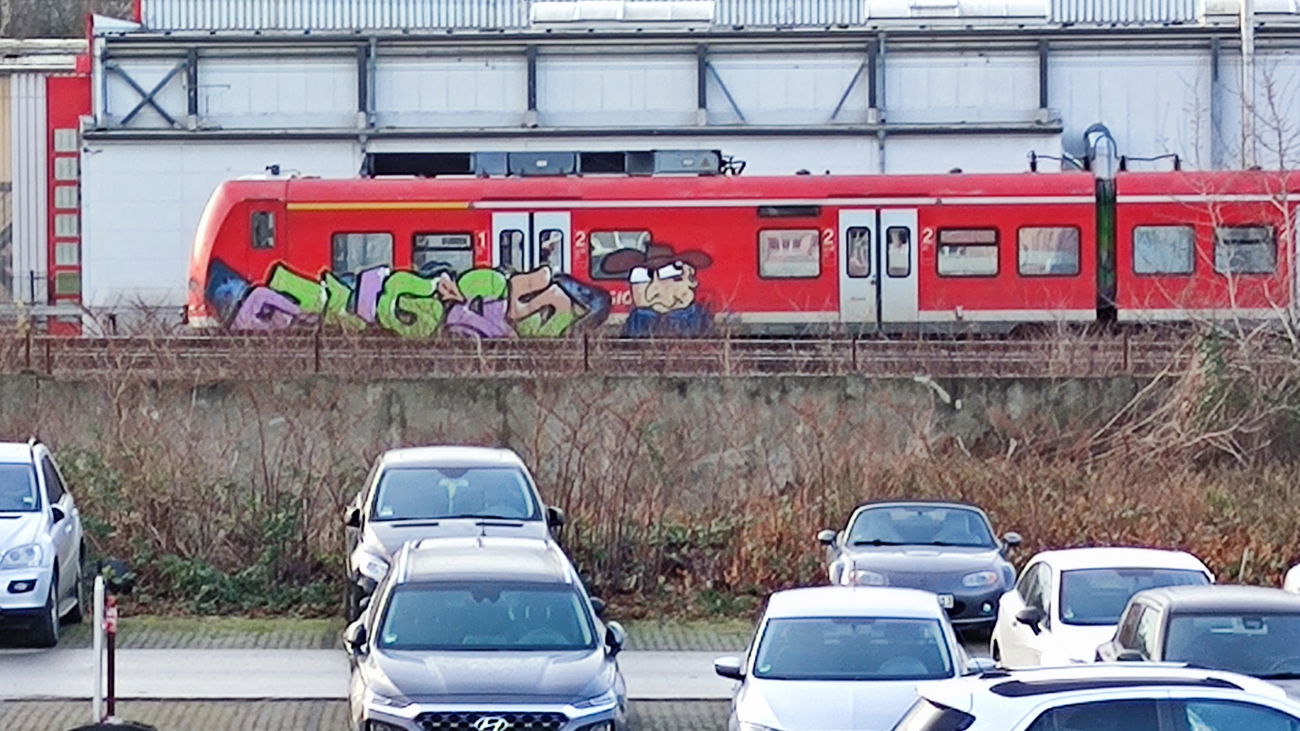 Graffiti Train in Essen - Photo by Kico_one (2021)