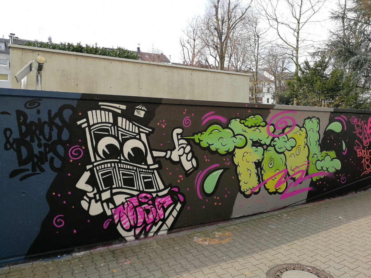 Graffiti Wall in Essen - Photo by Kico_one - Essen, NRW, Ruhrpott (2018)