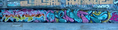 Graffiti Wall in Wien - Photo by Kico_one - Wien, Vienna, Austria