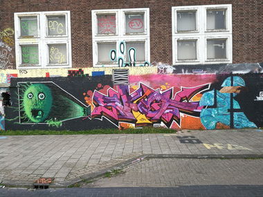 Graffiti Wall in Amsterdam - Photo by Kico_one - Amsterdam, Netherlands