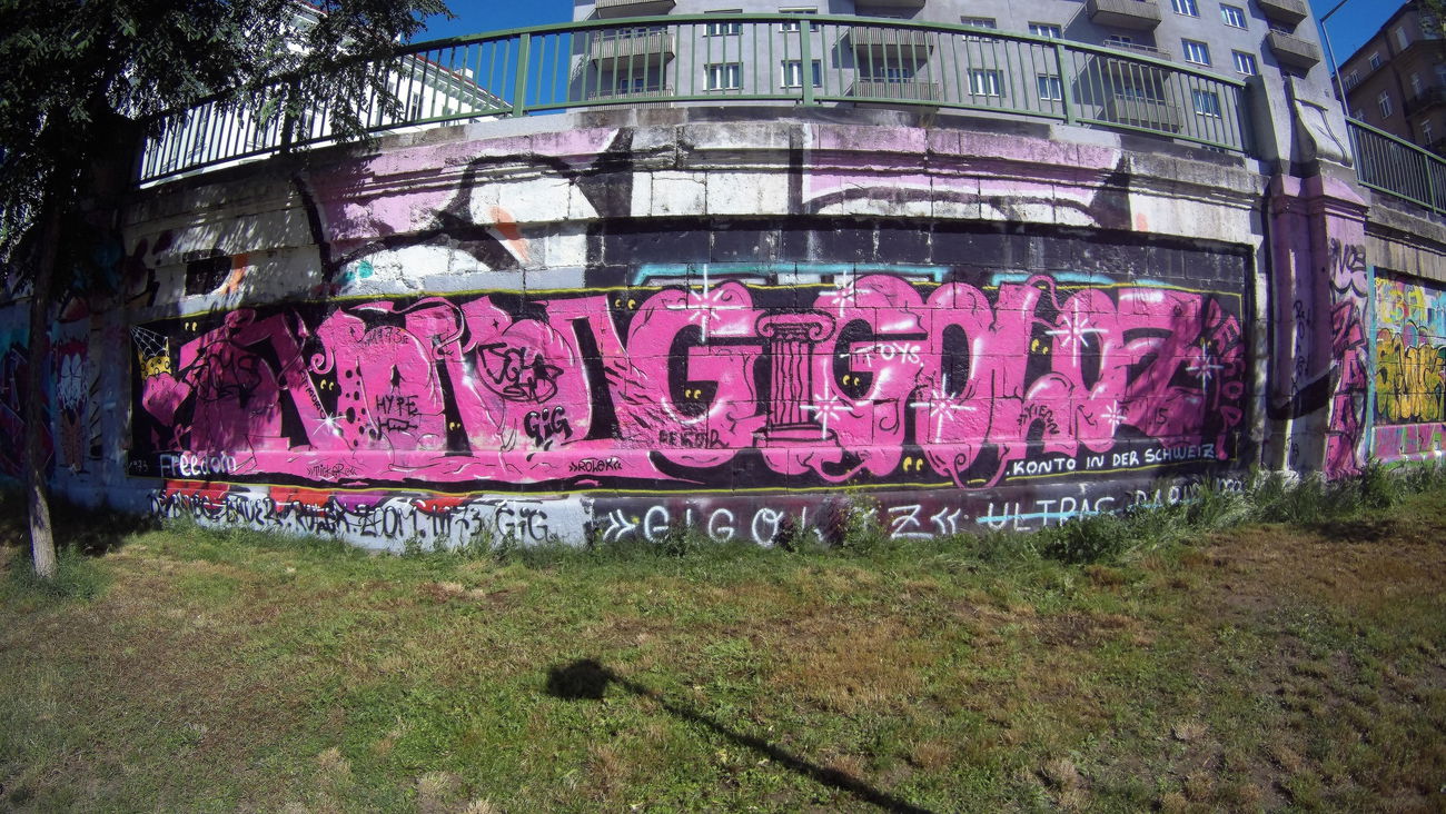 Graffiti Wall in Wien - Photo by Kico_one - Wien, Österreich, Vienna