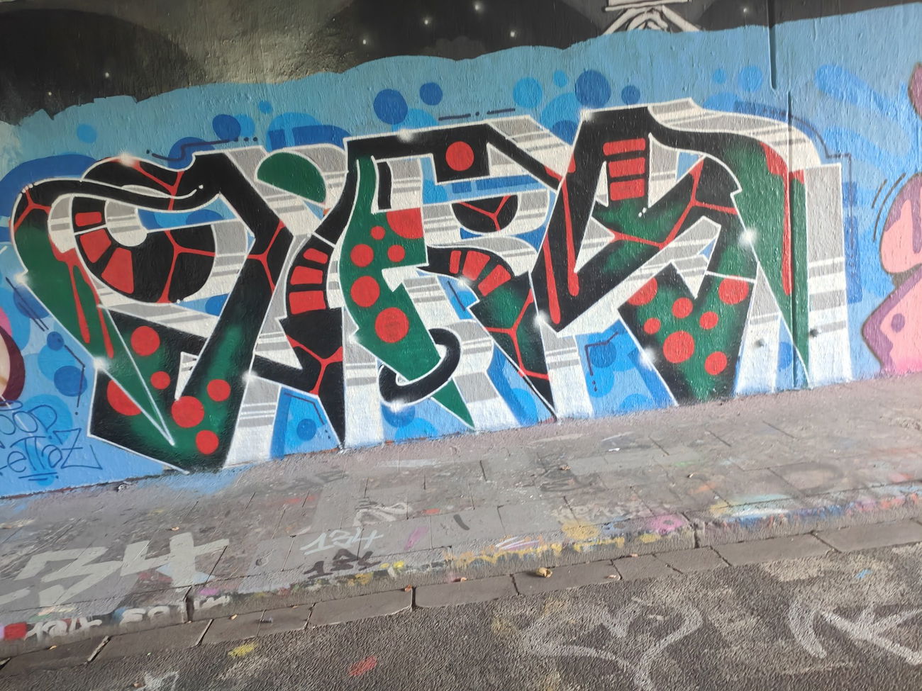 Graffiti Wall in Essen - Photo by Kico_one - Essen, Ruhrgebiet, GFS (2023)