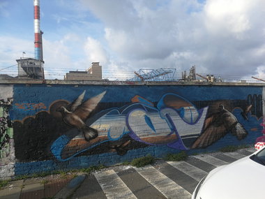 Graffiti Wall in Osijek - Photo by Kico_one - Osijek, Mano