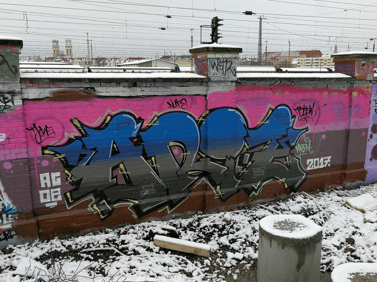 Graffiti Wall in München - Photo by Kico_one - München