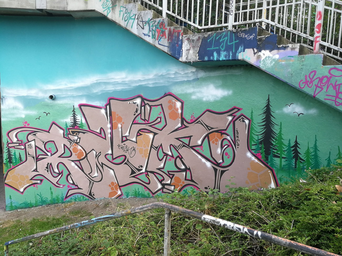 Graffiti Wall in Essen - Photo by Kico_one - Essen, Ruhrpott, Ruk (2018)