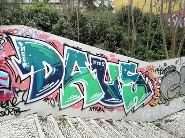 Graffiti Wall in Lissabon - Photo by Kico_one - Lissabon, Portugal, Lisboa