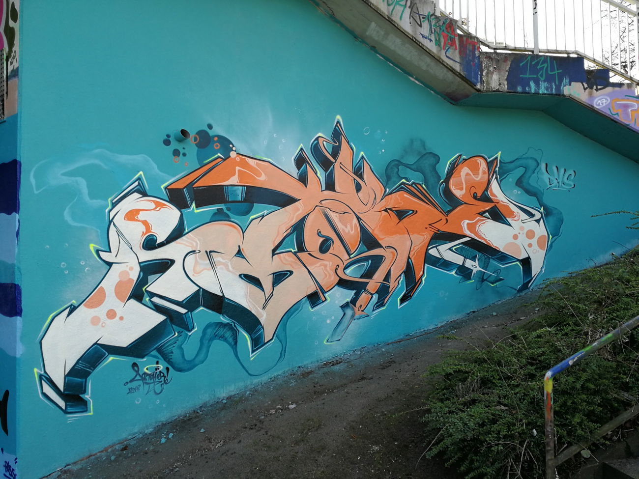 Graffiti Wall in Essen - Photo by Kico_one - Essen, NRW, Ruhrpott (2018)