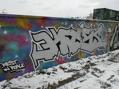 Graffiti Wall in München - Photo by Kico_one - München, Kiss81, RiP