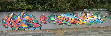 Graffiti Wall in Essen - Photo by Kico_one - Essen, NRW, Ruhrpott (2017)