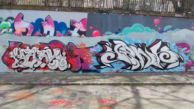Graffiti Wall in Essen - Photo by Kico_one (2021)
