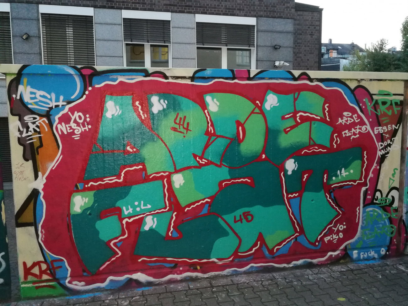 Graffiti Wall in Essen - Photo by Kico_one - Essen, Ruhrpott, NRW (2017)