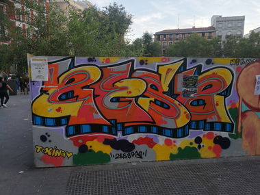 Graffiti Wall in Madrid - Photo by Kico_one - Madrid, Espana