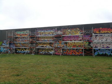 Graffiti Wall in Heerlen - Photo by Kico_one - Heerlen, UnframedEXPO (2018)