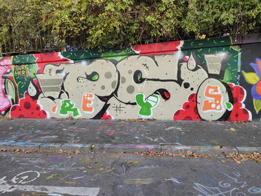 Graffiti Wall in Essen - Photo by Kico_one - Essen, Ruhrgebiet, PS (2023)