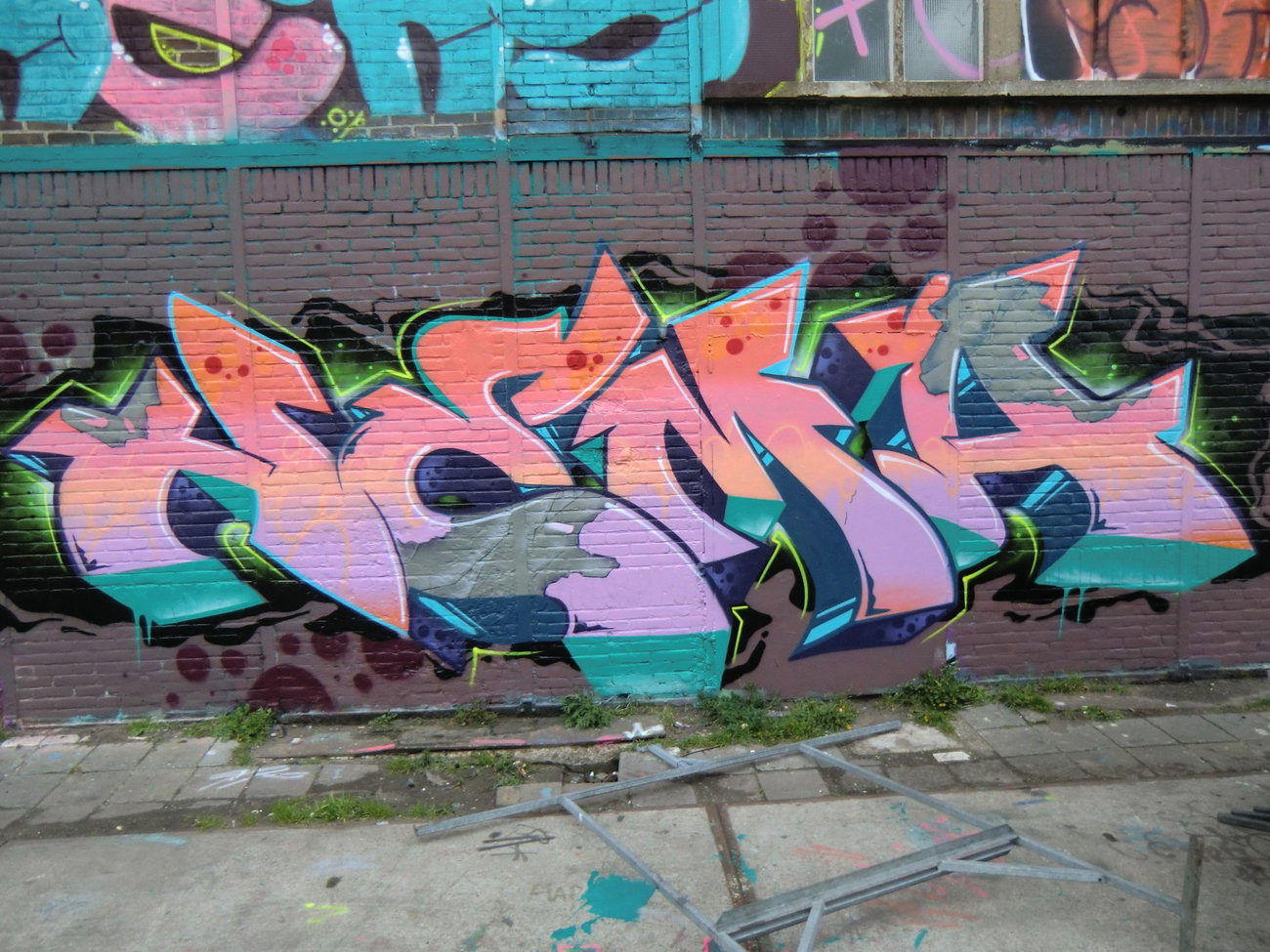 Graffiti Wall in Amsterdam - Photo by Kico_one - Amsterdam, NSDM, Werf (2015)
