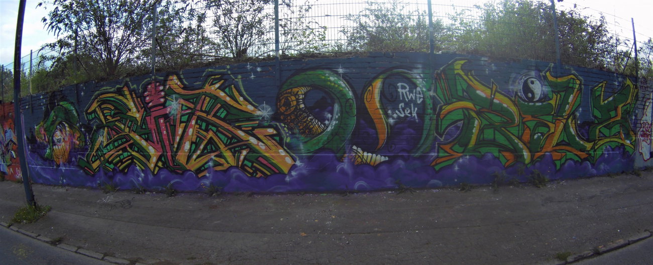Graffiti Wall in Essen - Photo by Kico_one - Essen, NRW, Ruhrpott (2017)