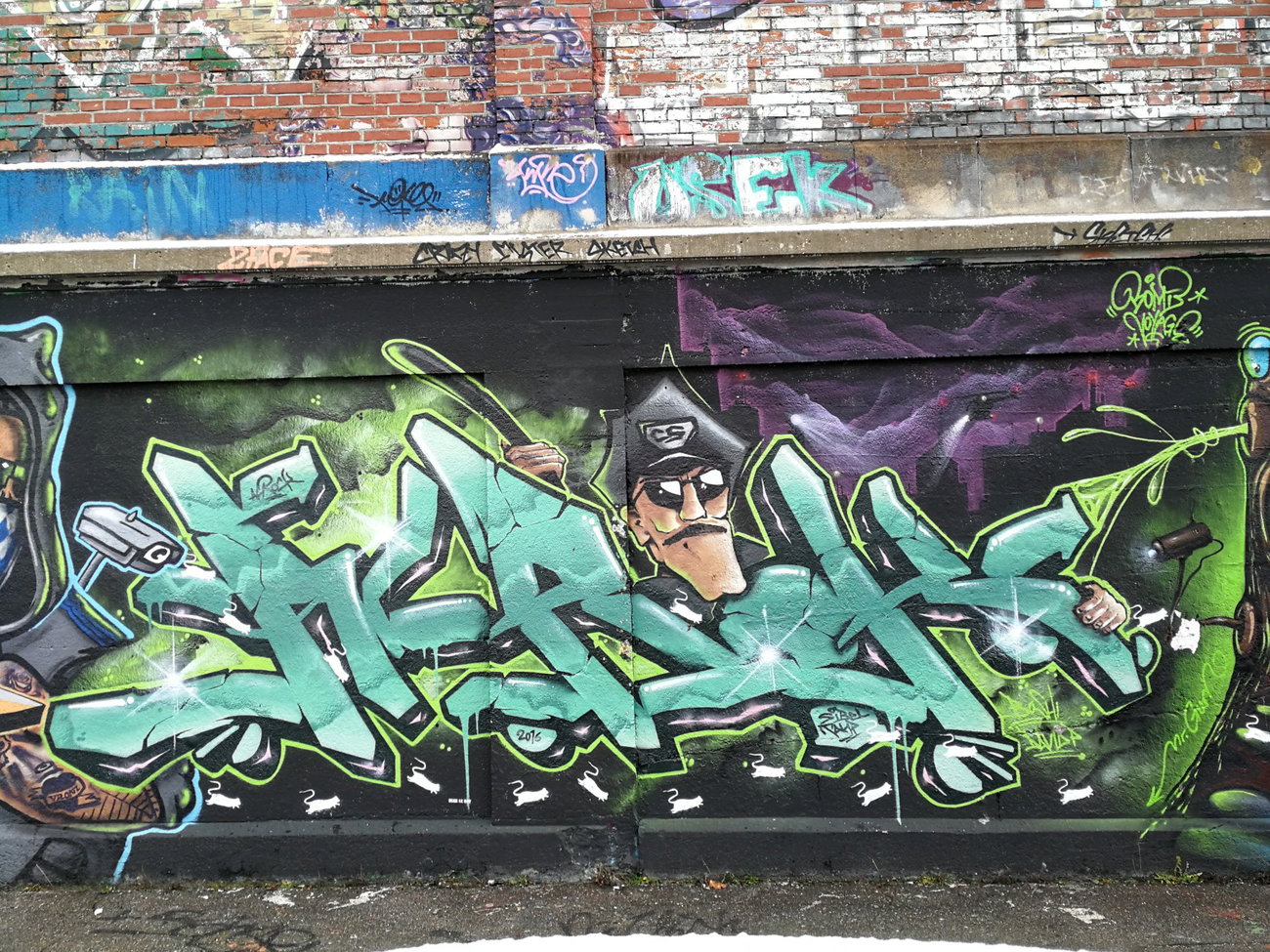 Graffiti Wall in München - Photo by Kico_one - München