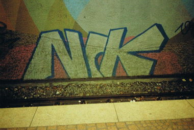 Graffiti Bombing in Essen - Photo by Kico_one - Nik, Rok, Crew (1996)