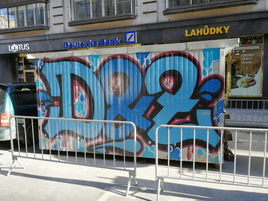 Graffiti Bombing in Prague - Photo by Kico_one - Prague, Praha, D&Z