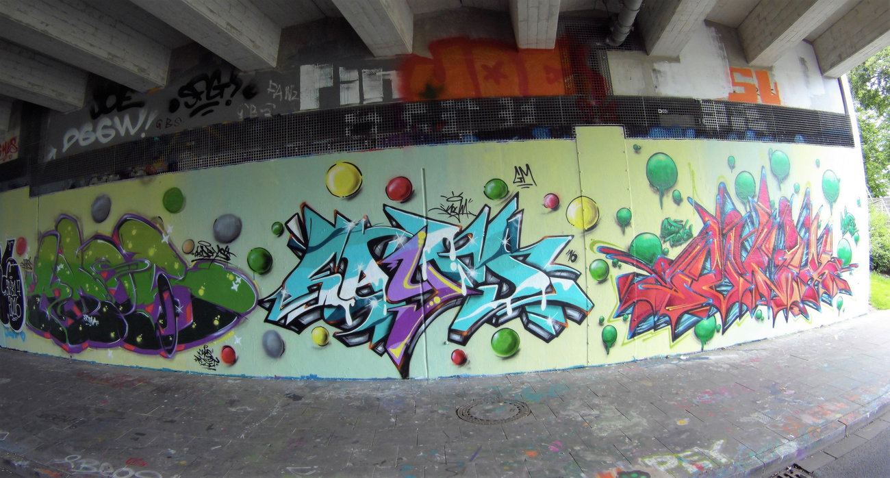 Graffiti Wall in Essen - Photo by Kico_one - Essen, NRW, Ruhrpott (2016)