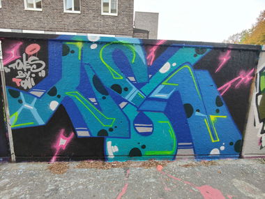 Graffiti Wall in Essen - Photo by Kico_one - Essen, USW (2025)