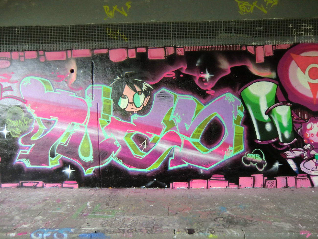 Graffiti Wall in Essen - Photo by Kico_one - Essen, Auf, der (2015)