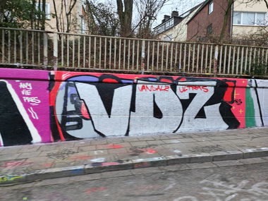 Graffiti Wall in Essen - Photo by Kico_one - Essen, VDZ, Vandalz (2024)